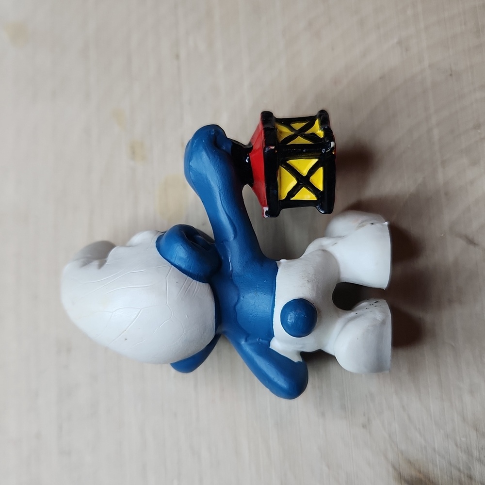 Smurfs Peyo Schleich Holding Lantern 1977 - Picture 2 of 6
